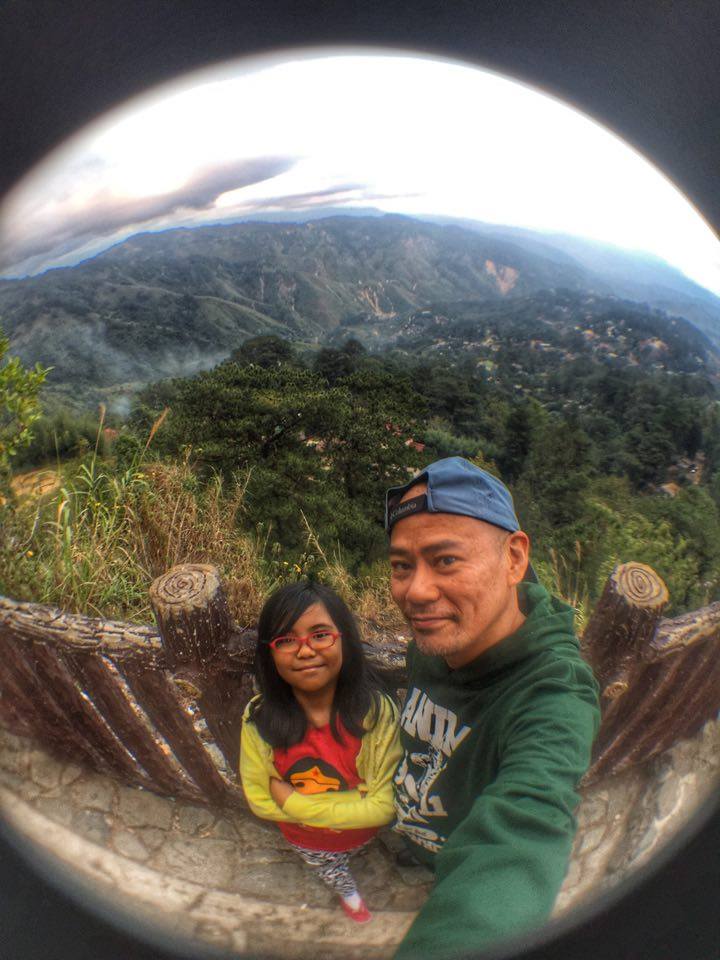 Billie and I at Wright Park view