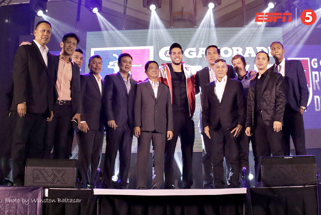 _S1A4569 Number one draft pick Christian Standhardinger with the San Miguel Beermen